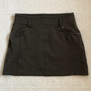 Athleta Heavy Knit Skirt, Large, Brown